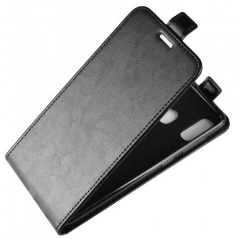 Flip Case Für Samsung Galaxy A30 Flip Case Faltender Ledereffekt