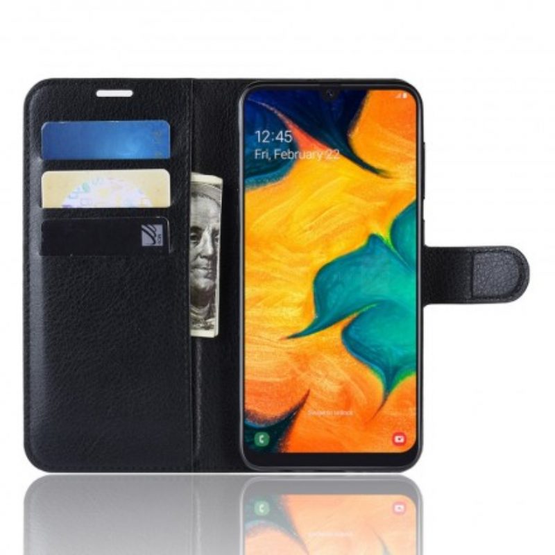 Flip Case Für Samsung Galaxy A30 Klassisch