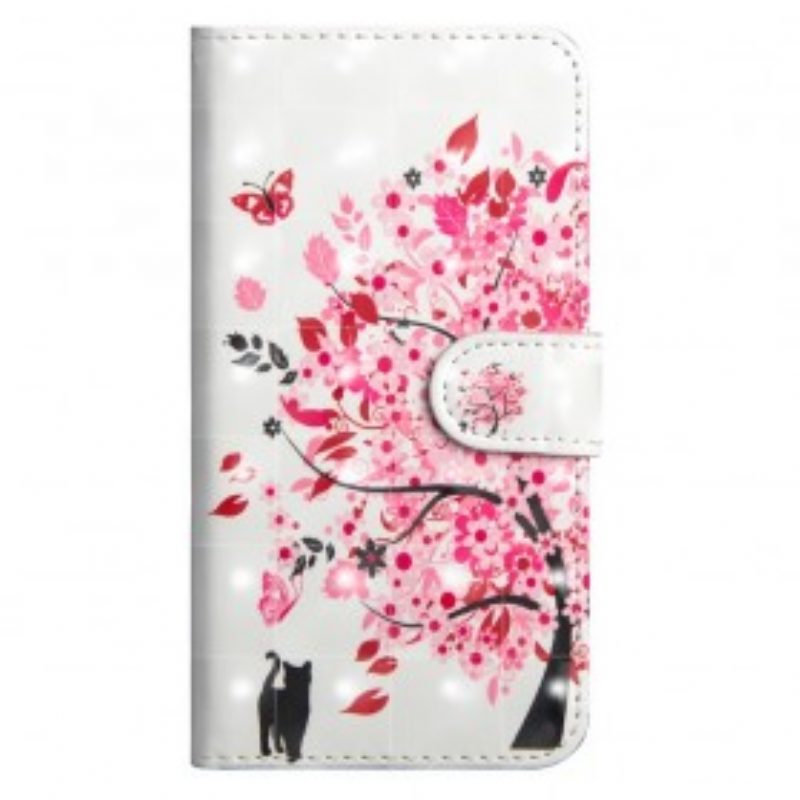 Flip Case Für Samsung Galaxy A30 Rosa Baum