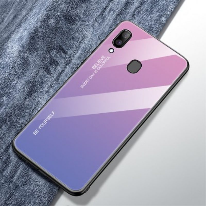 Handyhülle Für Samsung Galaxy A30 Galvanisierte Farbe