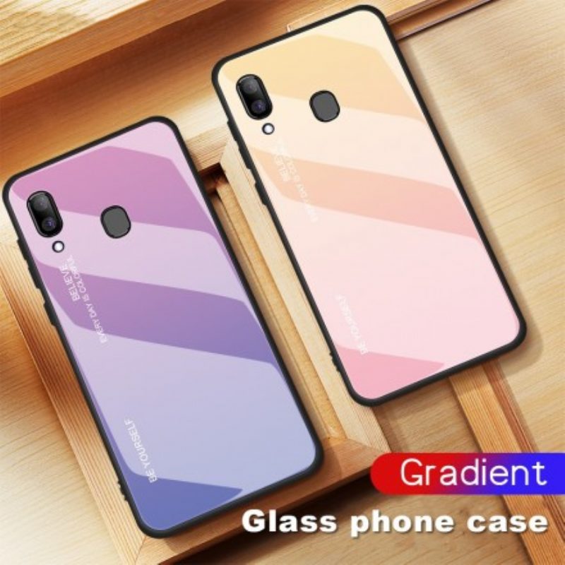 Handyhülle Für Samsung Galaxy A30 Galvanisierte Farbe