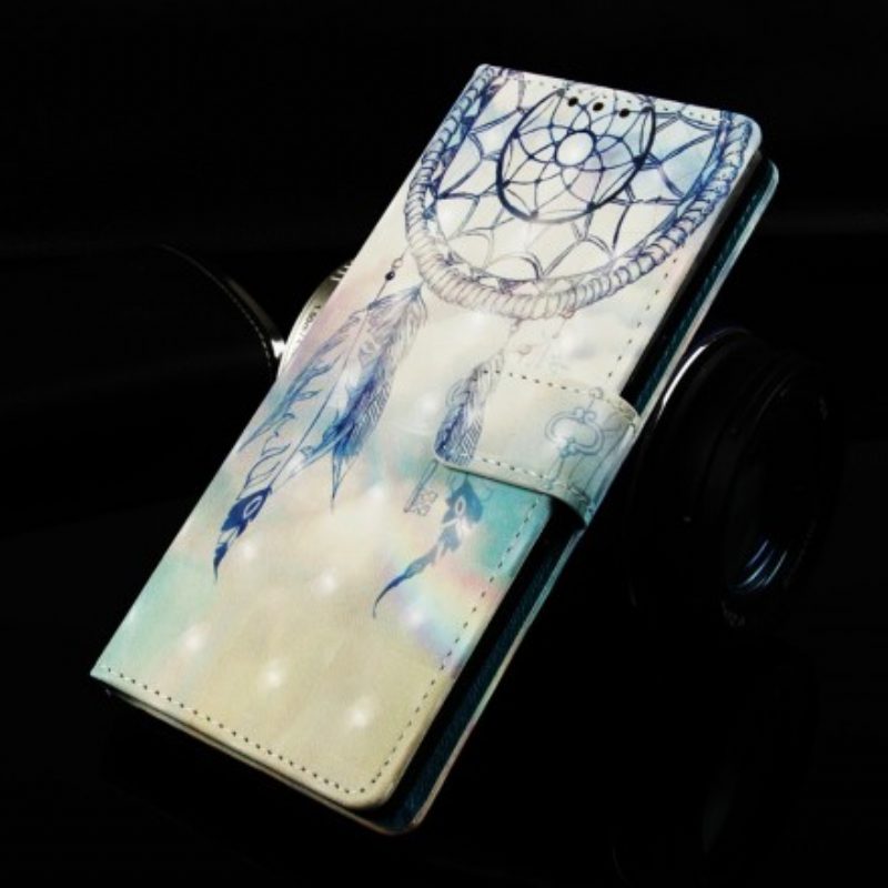 Lederhüllen Für Samsung Galaxy A30 Aquarell-traumfänger