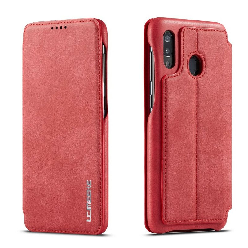 Schutzhülle Für Samsung Galaxy A30 Flip Case Lc.imeeke Ledereffekt