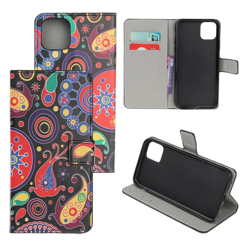 Flip Case Für iPhone 11 Galaxy-design