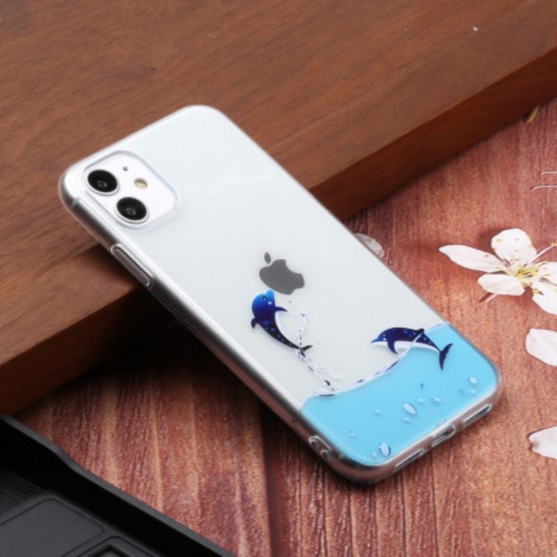 Handyhülle Für iPhone 11 Delfinspiele