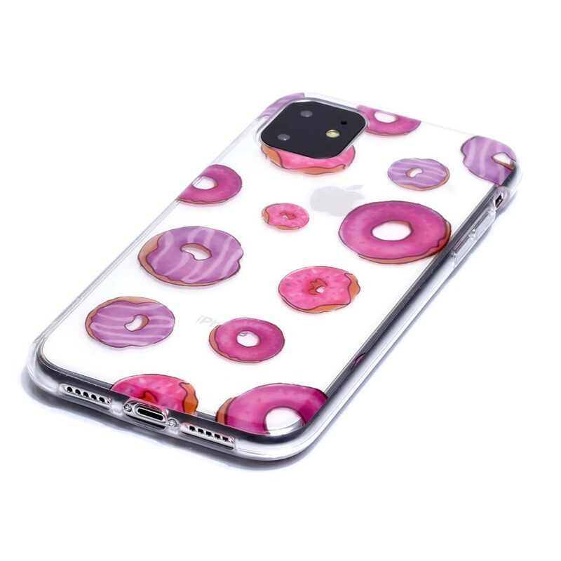 Handyhülle Für iPhone 11 Nahtloser Donut-fächer