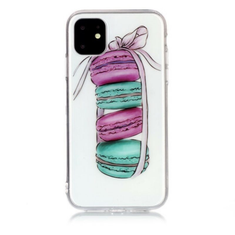 Handyhülle Für iPhone 11 Transparente Gourmet-macarons