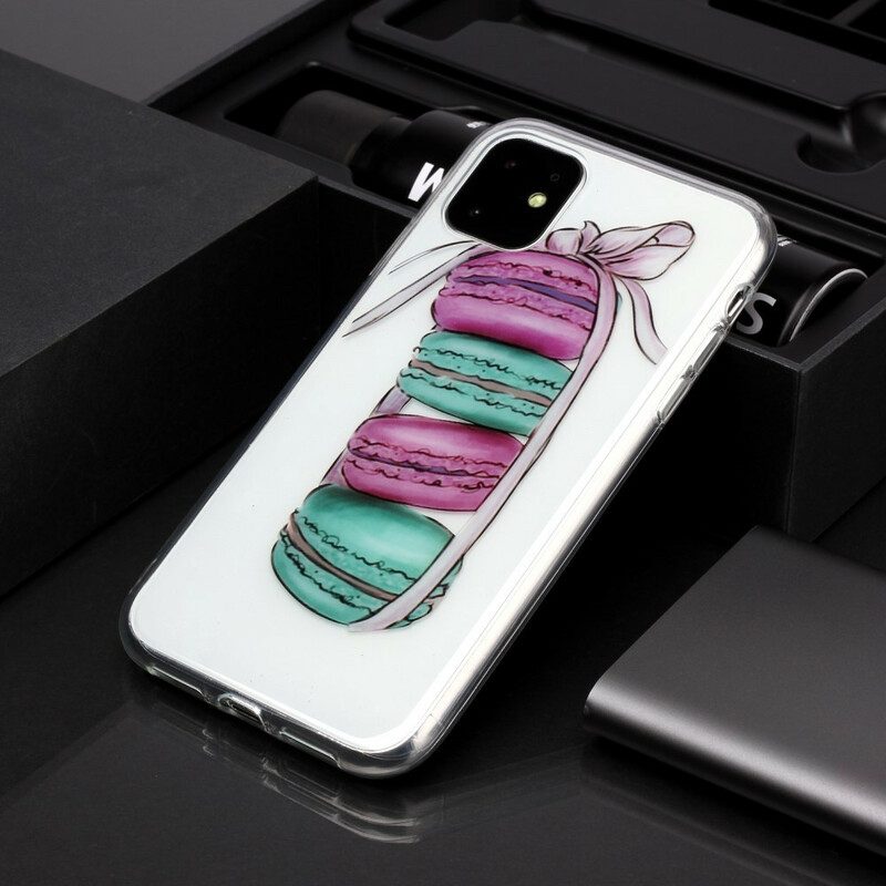 Handyhülle Für iPhone 11 Transparente Gourmet-macarons