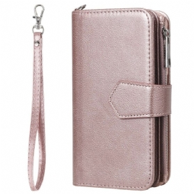 Hülle Flip Case Für iPhone 11 Brieftasche Abnehmbare Geldbörse