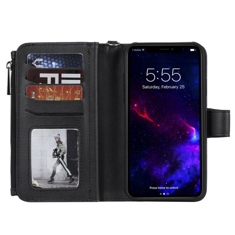 Hülle Flip Case Für iPhone 11 Brieftasche Abnehmbare Geldbörse