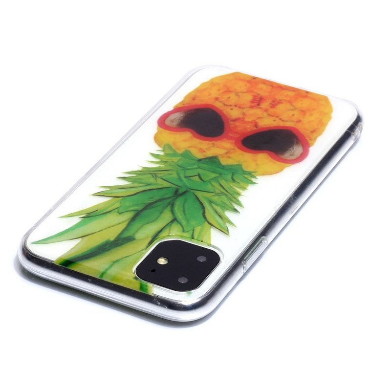 Hülle Für iPhone 11 Nahtlose Inkognito-ananas