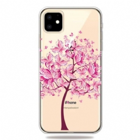 Hülle Für iPhone 11 Rosa Baumkrone