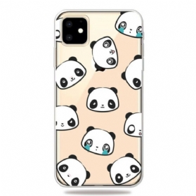 Hülle Für iPhone 11 Sentimentale Pandas