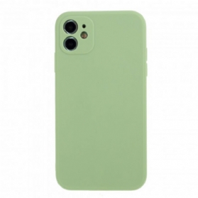 Hülle Für iPhone 11 Silikonmatte Reine Farbe