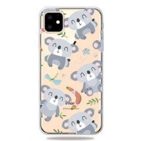 Hülle Für iPhone 11 Süße Graue Koalas