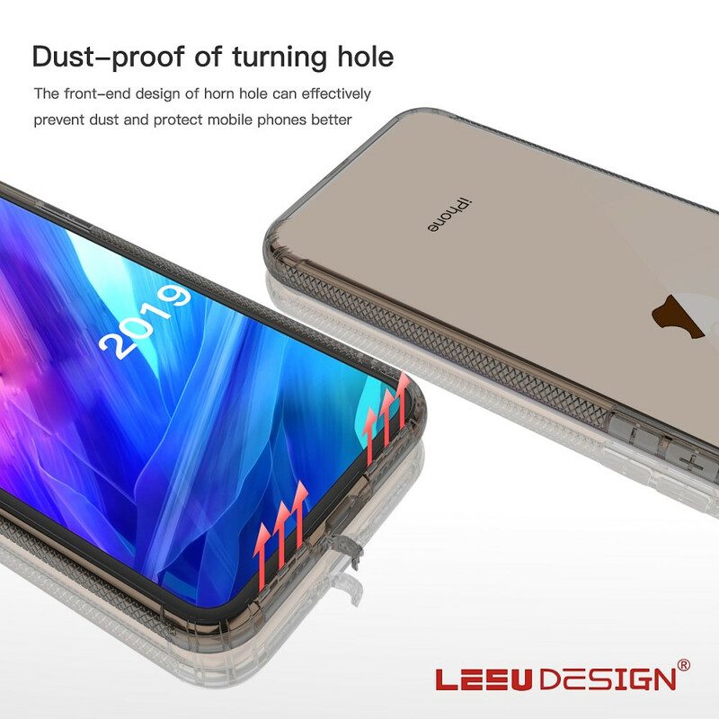 Hülle Für iPhone 11 Transparenter Leeu-kissenschutz