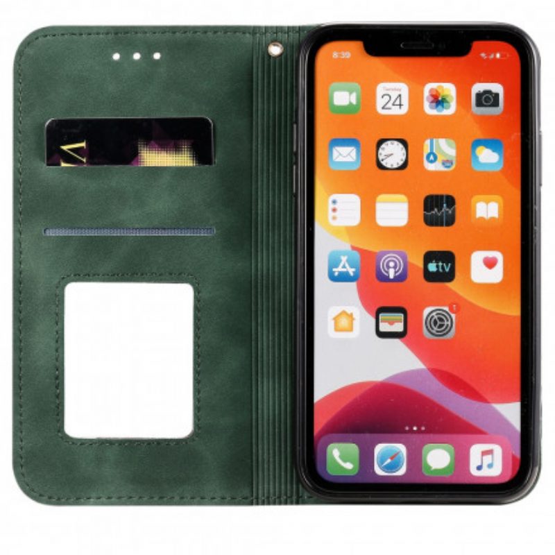 Schutzhülle Für iPhone 11 Flip Case Barocke Blumen