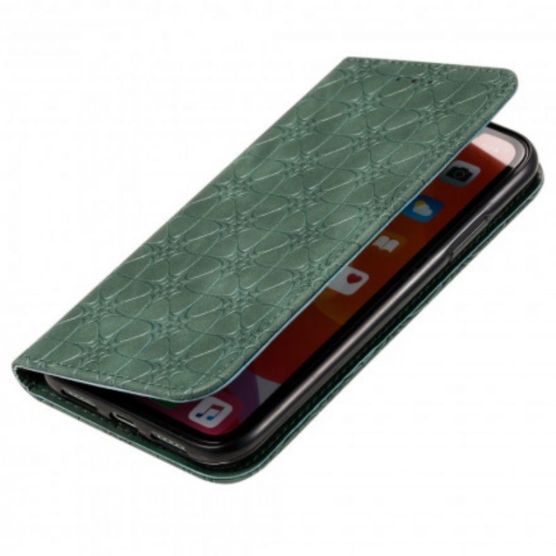 Schutzhülle Für iPhone 11 Flip Case Barocke Blumen