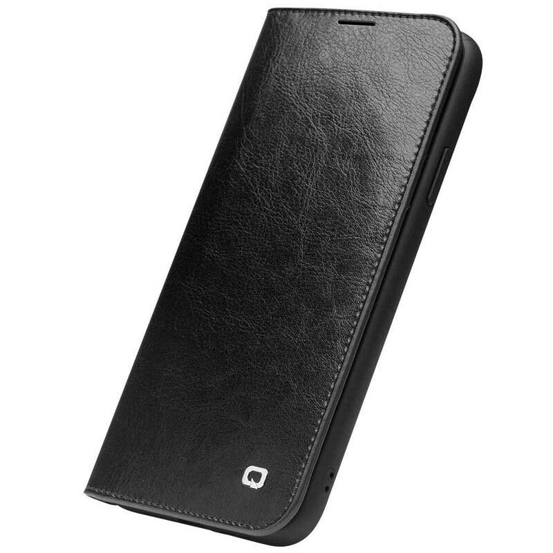 Schutzhülle Für iPhone 11 Flip Case Echtes Qialino-leder