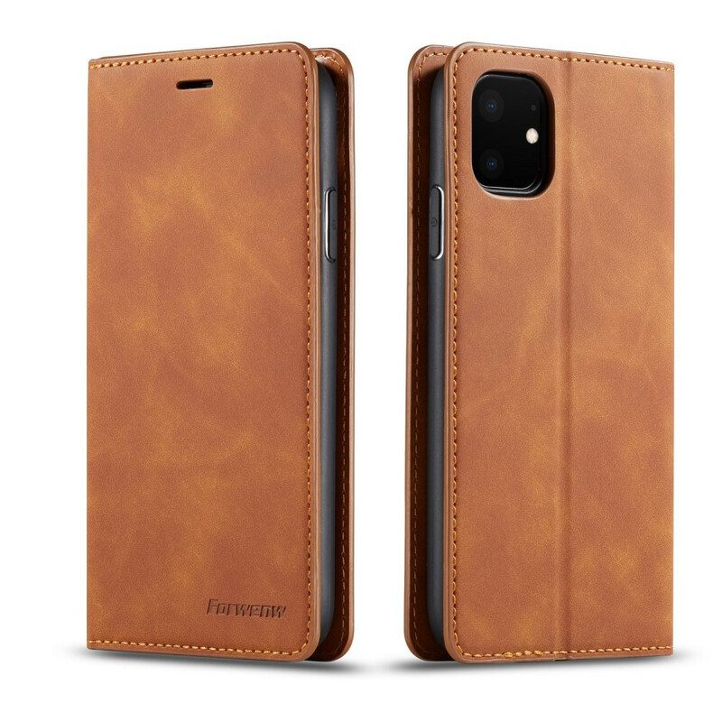 Schutzhülle Für iPhone 11 Flip Case Forwenw Ledereffekt