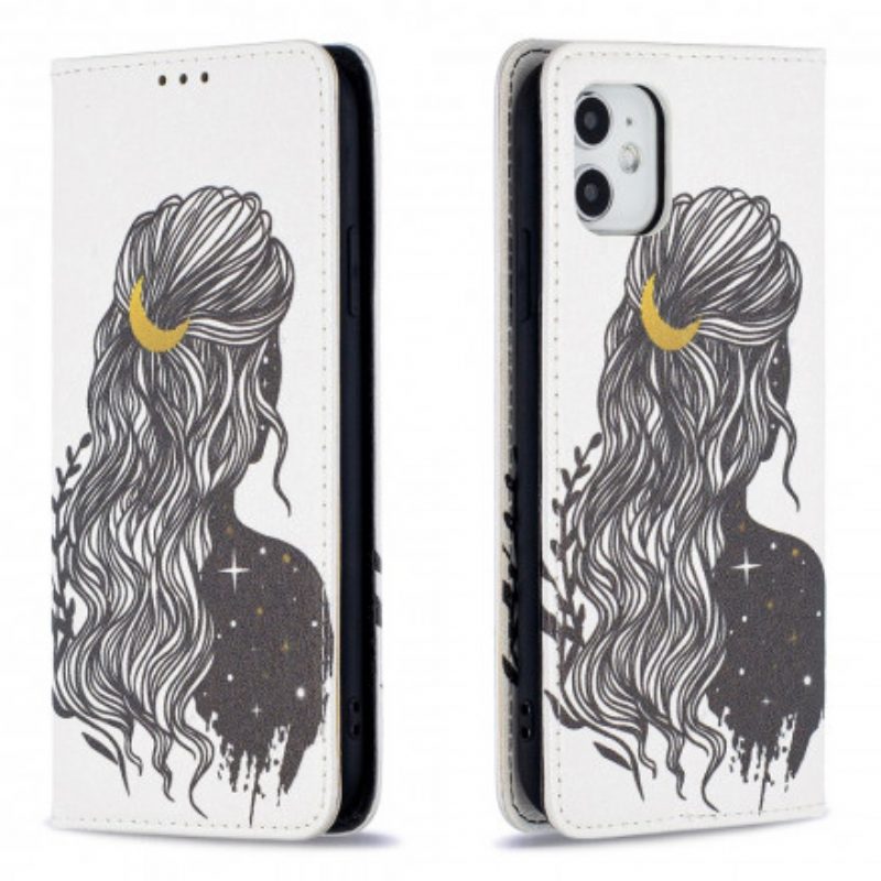 Schutzhülle Für iPhone 11 Flip Case Schöne Haare