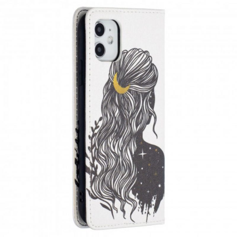 Schutzhülle Für iPhone 11 Flip Case Schöne Haare