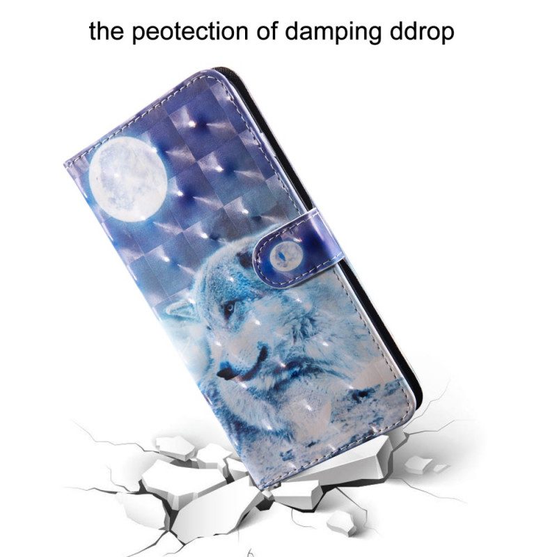 Flip Case Für Samsung Galaxy S22 Ultra 5G Gerald Der Wolf