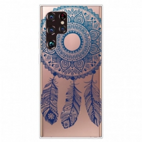 Hülle Für Samsung Galaxy S22 Ultra 5G Einzelnes Blumenmandala