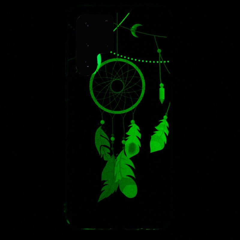 Hülle Für Samsung Galaxy S22 Ultra 5G Einzigartiger Fluoreszierender Traumfänger