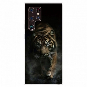 Hülle Für Samsung Galaxy S22 Ultra 5G Flexibler Tiger