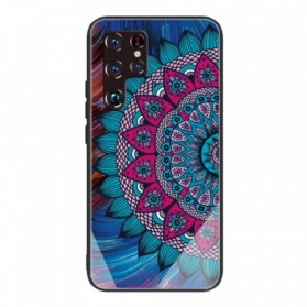 Hülle Für Samsung Galaxy S22 Ultra 5G Mandala-gehärtetes Glas