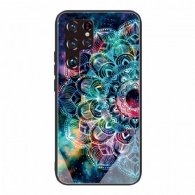 Hülle Für Samsung Galaxy S22 Ultra 5G Mandala-gehärtetes Glas