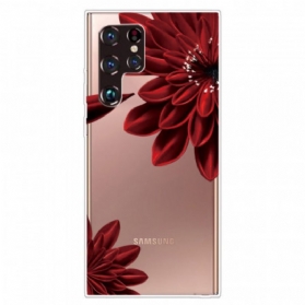 Hülle Für Samsung Galaxy S22 Ultra 5G Wilde Blumen