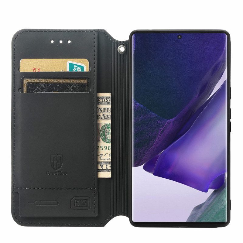 Schutzhülle Für Samsung Galaxy S22 Ultra 5G Flip Case Caseneo Rfid-design