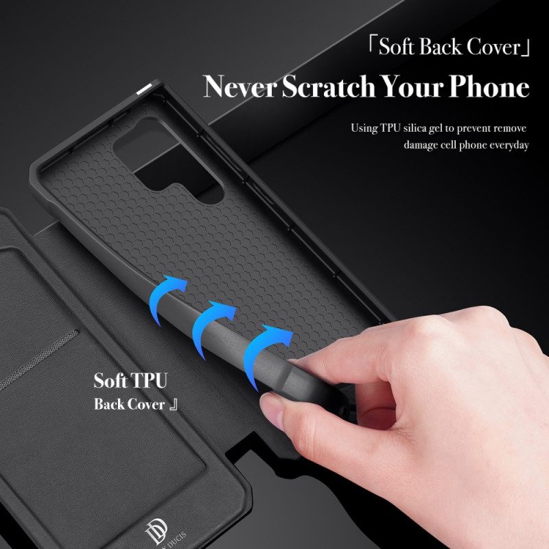 Schutzhülle Für Samsung Galaxy S22 Ultra 5G Flip Case Haut X-serie Dux Ducis