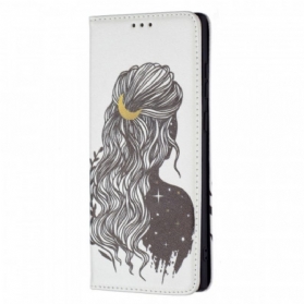 Schutzhülle Für Samsung Galaxy S22 Ultra 5G Flip Case Schöne Haare