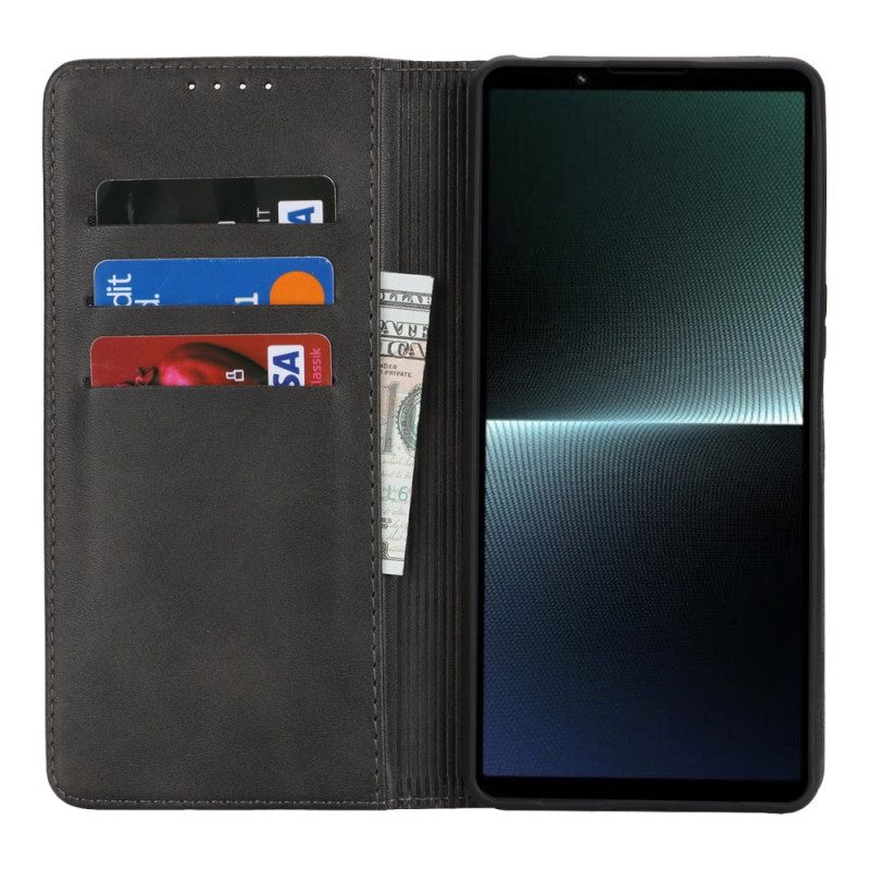 Flip Case Sony Xperia 1 Vi Spaltleder