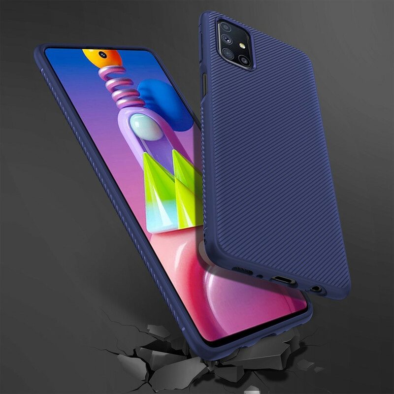 Hülle Für Samsung Galaxy M51 Twill Der Jazz-serie