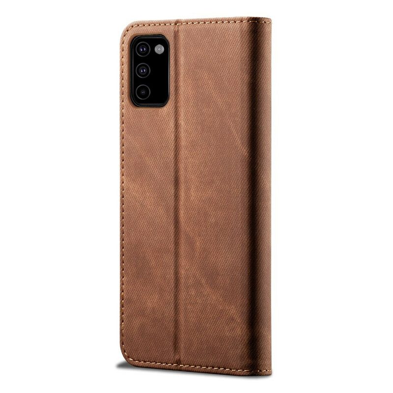 Schutzhülle Für Samsung Galaxy M51 Flip Case Denim-stoff