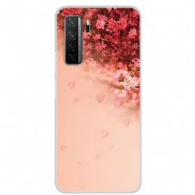 Hülle Für Huawei P40 Lite 5G Nahtloser Romantischer Baum