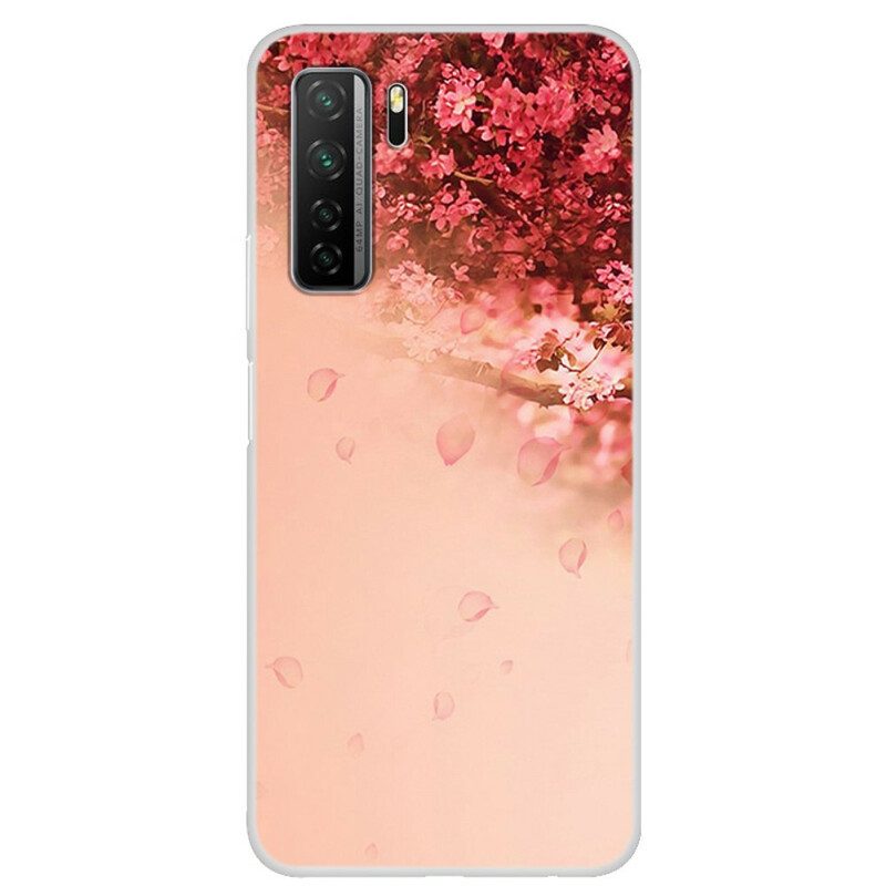 Hülle Für Huawei P40 Lite 5G Nahtloser Romantischer Baum