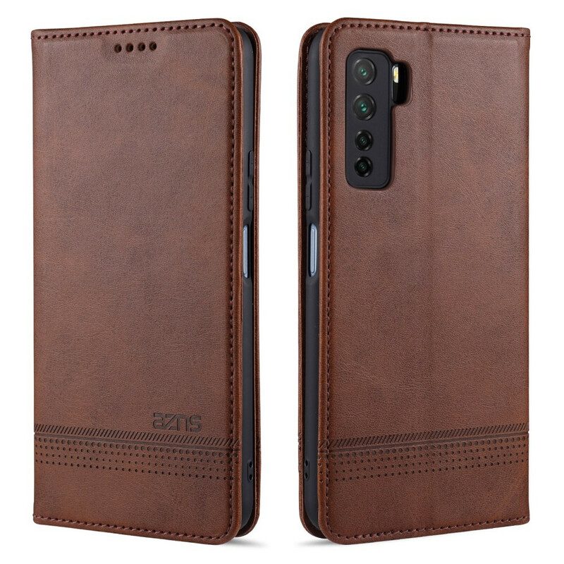 Schutzhülle Für Huawei P40 Lite 5G Flip Case Azns Leder-styling