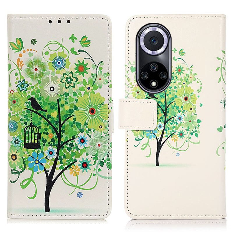 Flip Case Für Huawei Nova 9 Blühender Baum