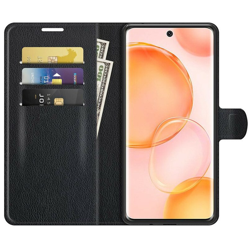 Flip Case Für Huawei Nova 9 Klassisches Kunstleder