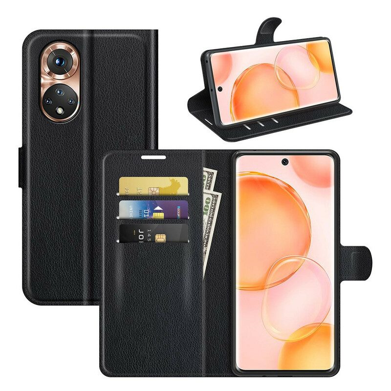 Flip Case Für Huawei Nova 9 Klassisches Kunstleder