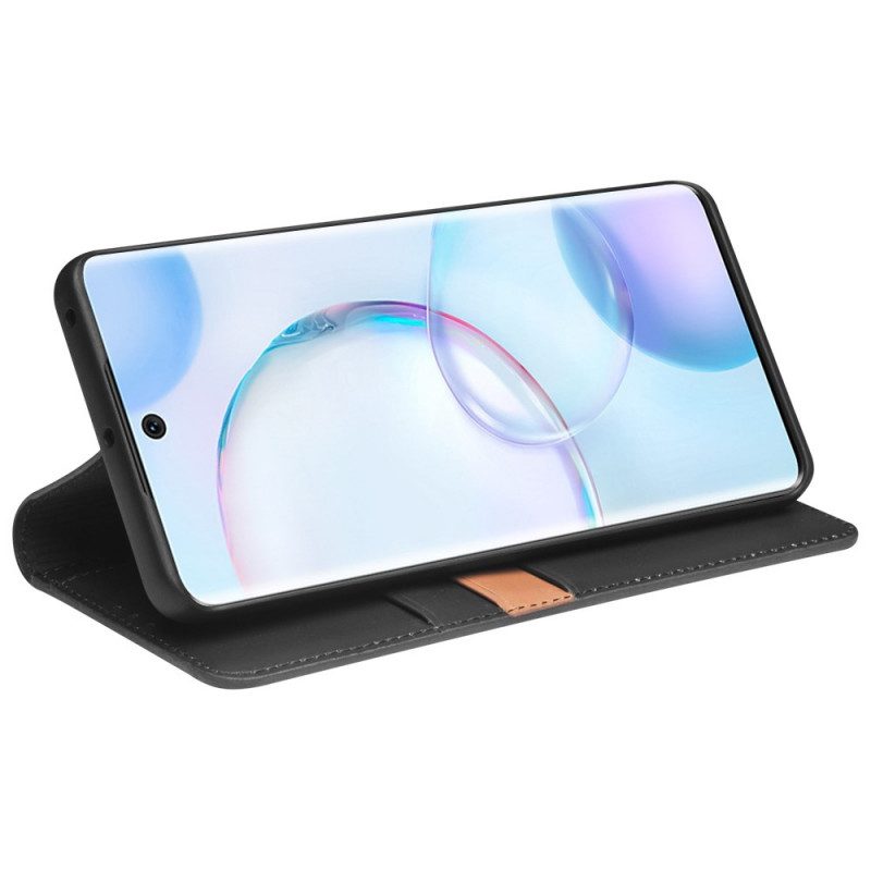 Schutzhülle Für Huawei Nova 9 Flip Case Echtes Qialino-leder