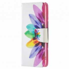 Flip Case Für Huawei P50 Aquarellblume