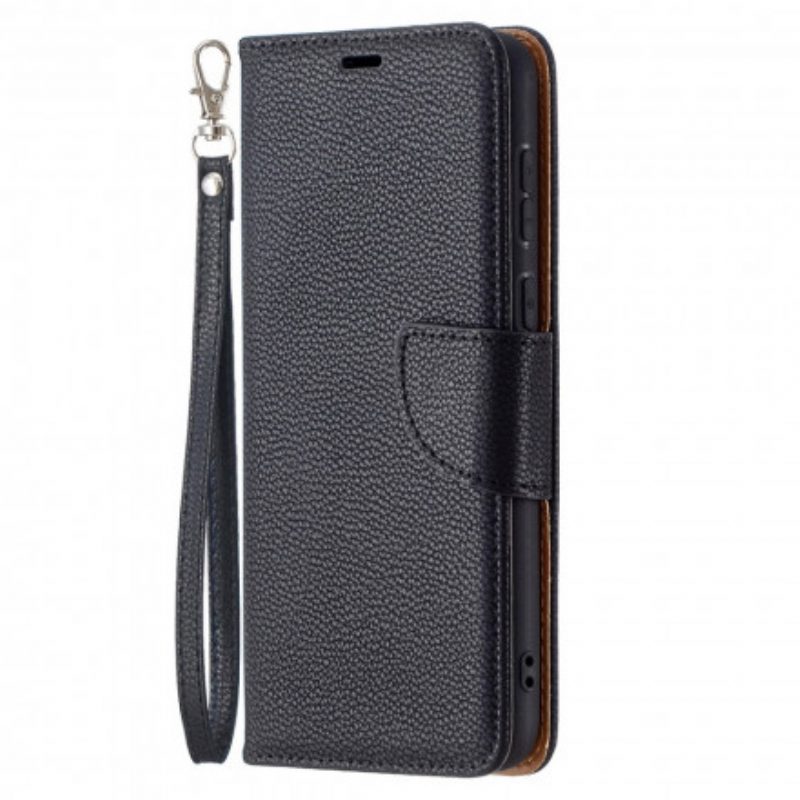 Lederhüllen Für Huawei P50 Flip Case Lychee Rabat Oblique