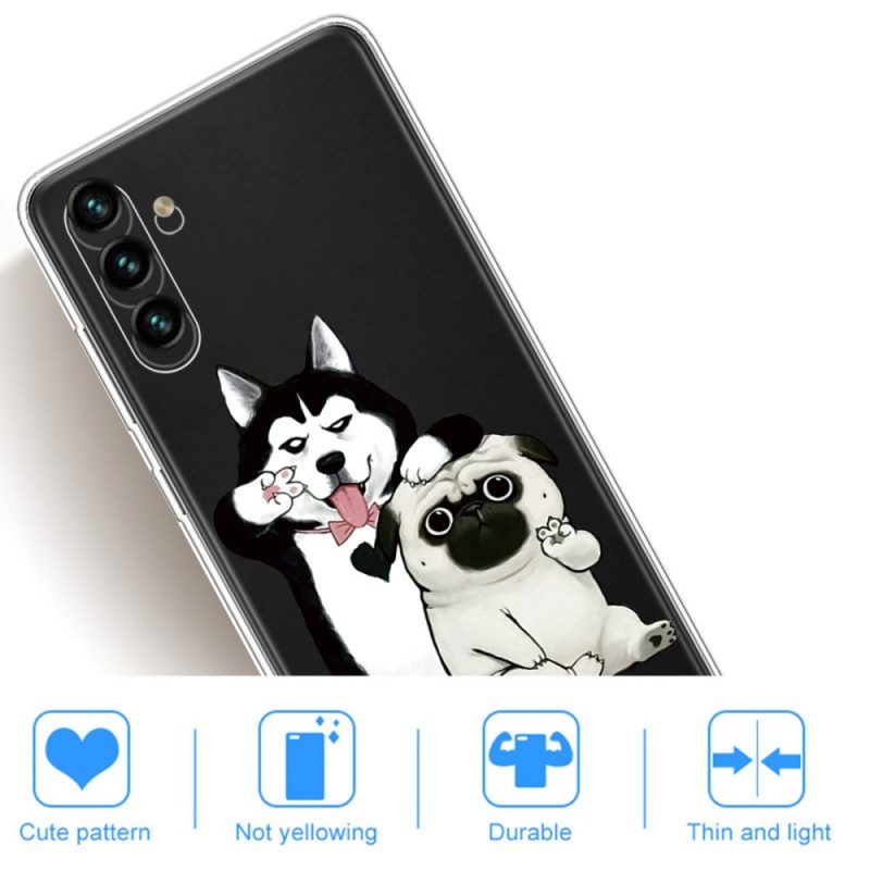 Handyhülle Für Samsung Galaxy A13 5G / A04s Lustige Hunde