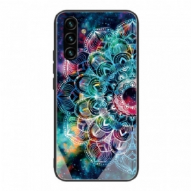 Handyhülle Für Samsung Galaxy A13 5G / A04s Mandala-gehärtetes Glas